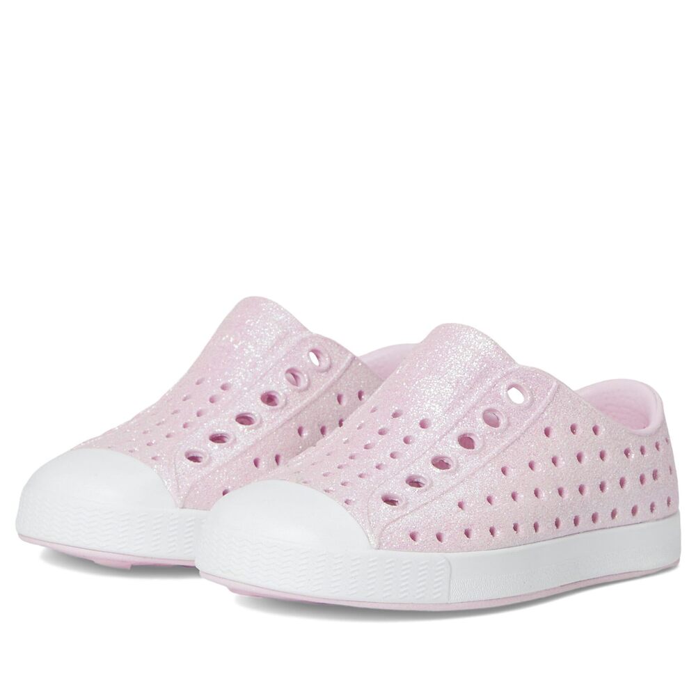 NATIVE SHOES, JEFFERSON CHILD, KIDS LIGHTWEIGHT SNEAKER, TORCH RED/SHELL WHITE,